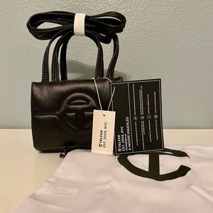 Telfar Small Puff Shopping Bag (Black) (New)